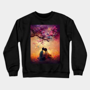 Love and sakura Crewneck Sweatshirt